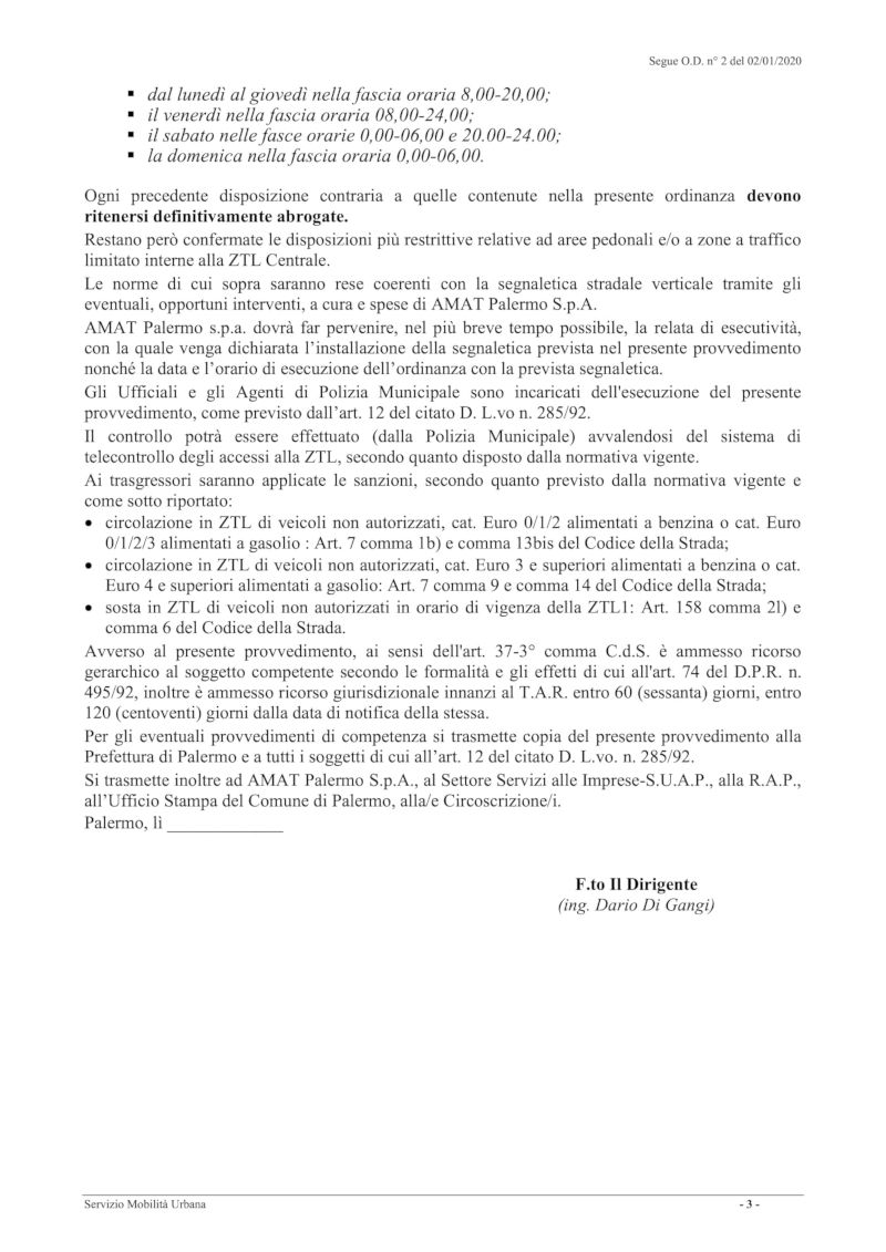 Ordinanza ZTL notturna 3